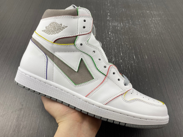 jordan 1 high & daniel arsham grey