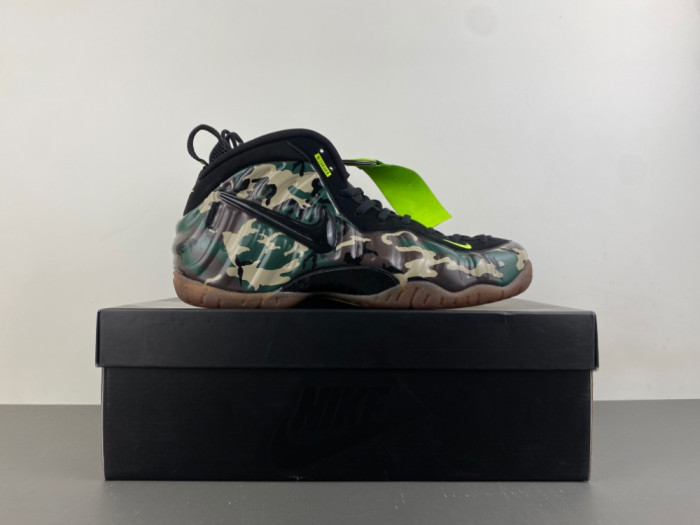 Nike Air Foamposite Pro Green Camo -IM5204-001