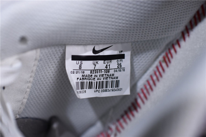 Nike Air Force 1 Low LV8 3D Chenille Swoosh White Red Blue 823511-106