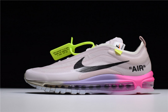 o-w nike air max 97 rose aj4585-600