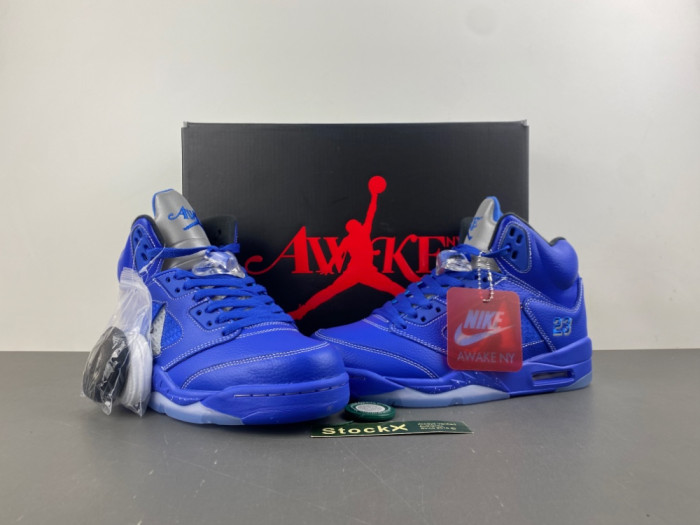 Awake NY x Jordan Air Jordan 5 Racer Blue -DV4982-400