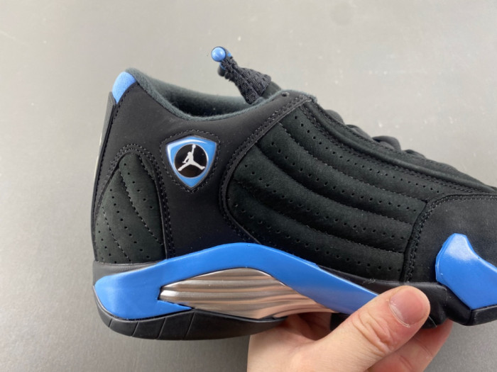 Jordan 14 Retro Black University Blue (2026)-487471-002