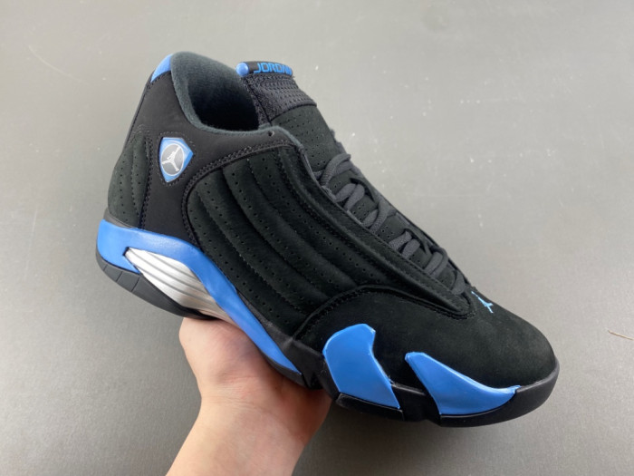Jordan 14 Retro Black University Blue (2026)-487471-002