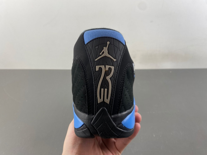 Jordan 14 Retro Black University Blue (2026)-487471-002