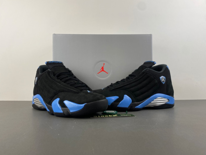 Jordan 14 Retro Black University Blue (2026)-487471-002