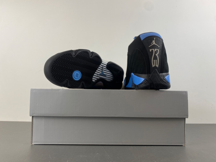 Jordan 14 Retro Black University Blue (2026)-487471-002