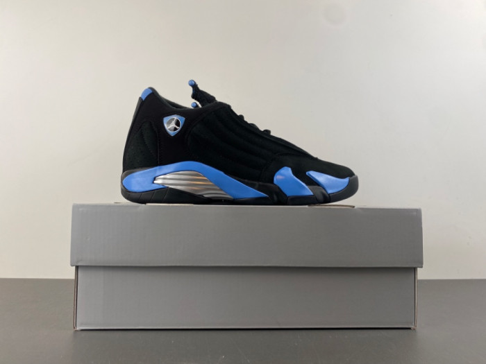 Jordan 14 Retro Black University Blue (2026)-487471-002