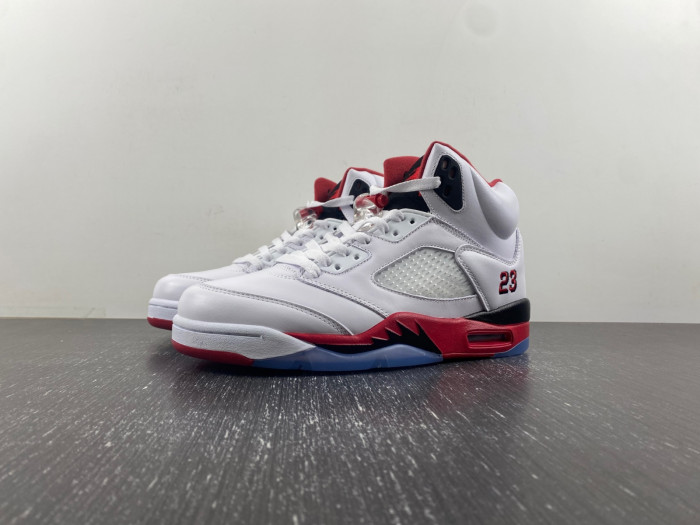 jordan 5 retro fire red black tongue -136027-120