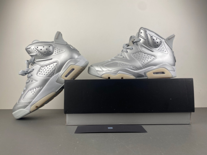 Jordan 6 Retro PSG Paris Saint-Germain Silver-Q5135-001