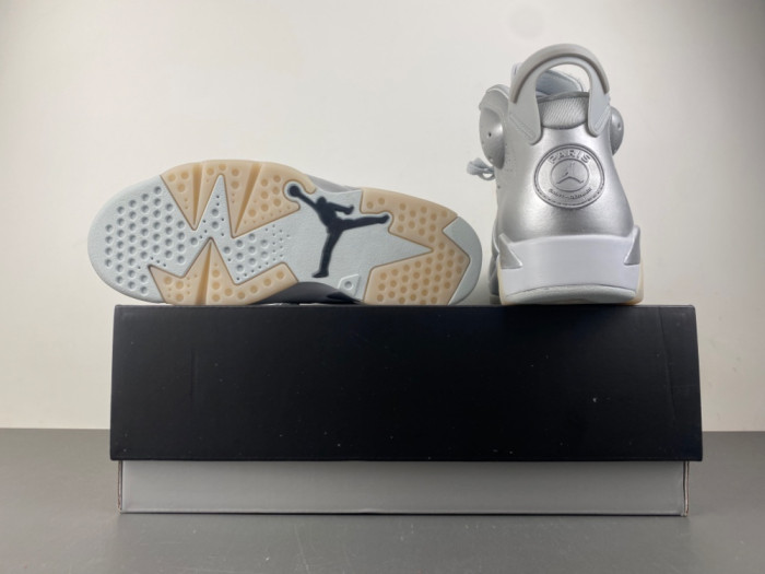 Jordan 6 Retro PSG Paris Saint-Germain Silver-Q5135-001
