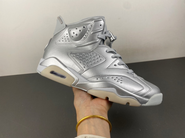 Jordan 6 Retro PSG Paris Saint-Germain Silver-Q5135-001