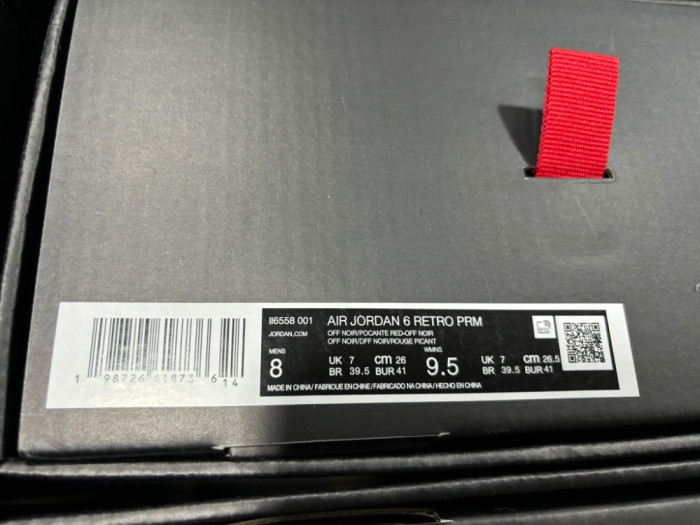 Air Jordan 6 Premio “BIN 23”-II6558-001