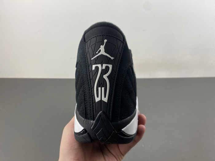 Jordan 14 Retro Black White-487471-016