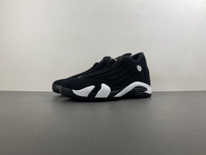 Jordan 14 Retro Black White-487471-016