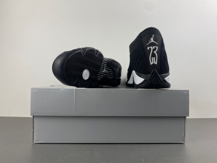 Jordan 14 Retro Black White-487471-016