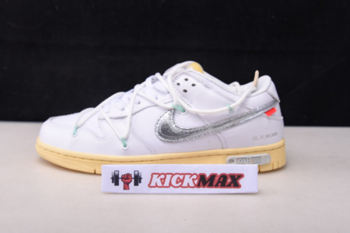 o-w x dunk low “01 of 50” dm1602-127