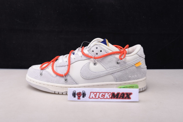 o-w x dunk low “13 of 50” dj0950-110