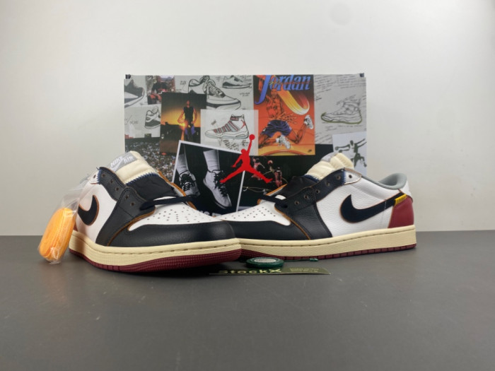 Air Jordan 1 Retro Low*fragment Design x Union-HQ6998-106