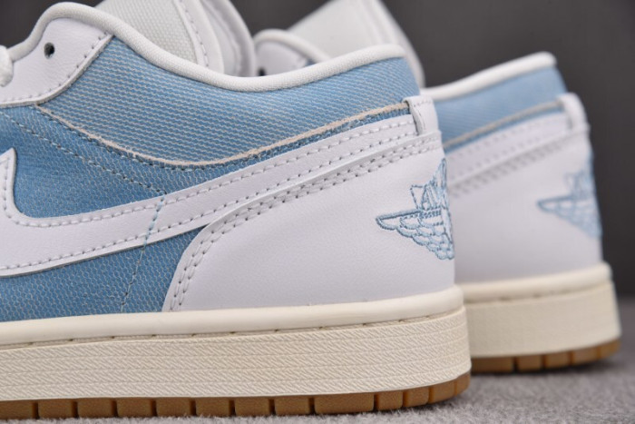 Air Jordan 1 Low SE Denim Worn Blue-HQ2004-400