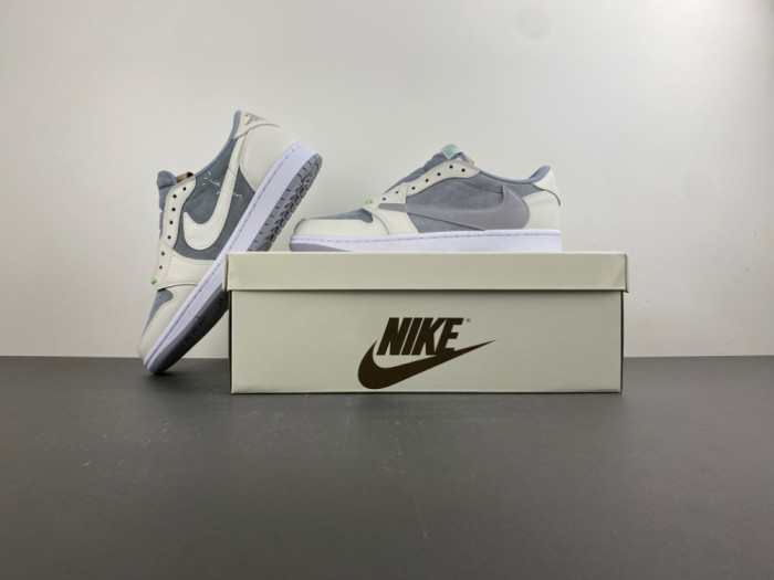 Travis Scott x Jordan Air Jordan 1 Low "Medium Olive"-HQ2004-400