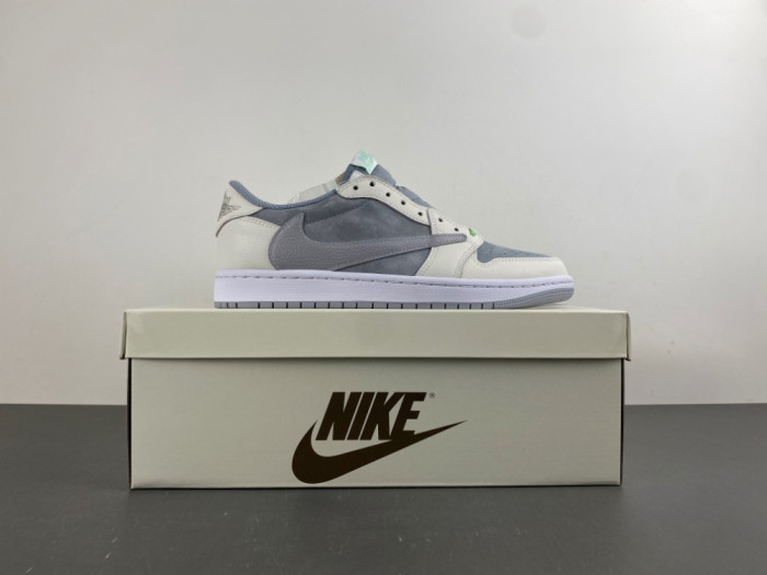 Travis Scott x Jordan Air Jordan 1 Low "Medium Olive"-HQ2004-400