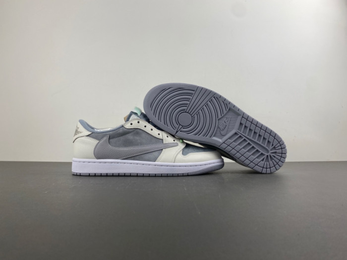Travis Scott x Jordan Air Jordan 1 Low "Medium Olive"-HQ2004-400