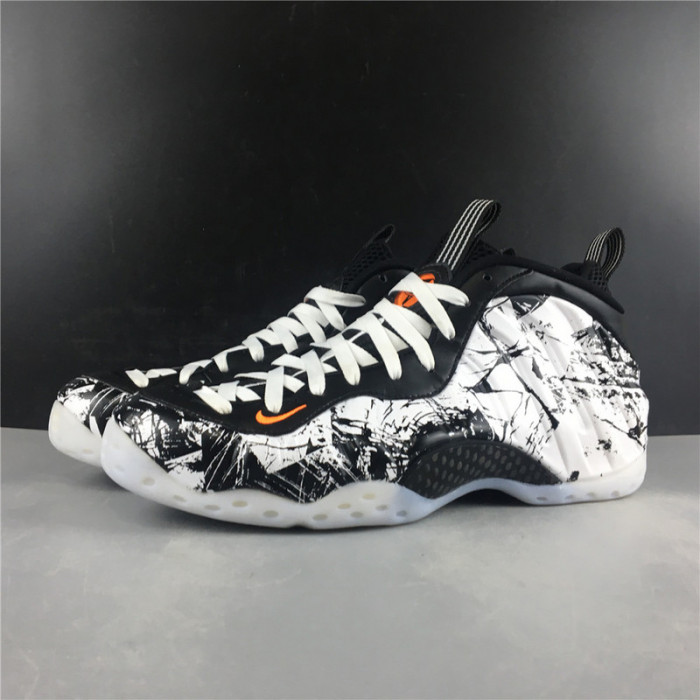 nike air foamposite one black white 314996-013