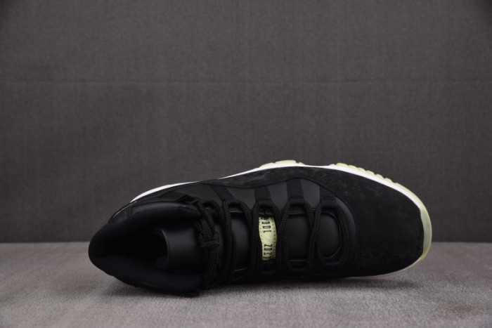 Air Jordan 11 Retro Black Barely Volt- IB1378-001