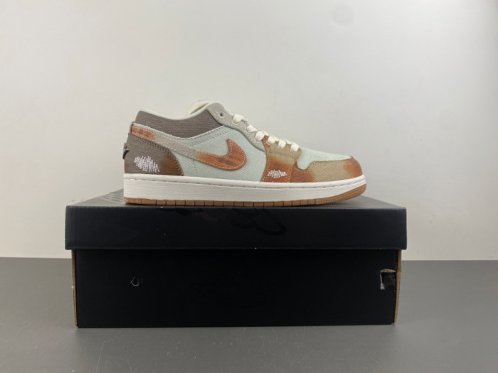 Jordan 1 Low SE Multi-Color Sail Light Bone-IM6664- 991