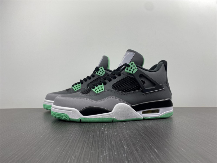 jordan 4 retro green glow-308497-033