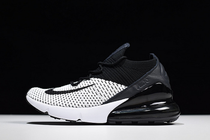 nike air max 270 flyknit “white/black” ao1023-100