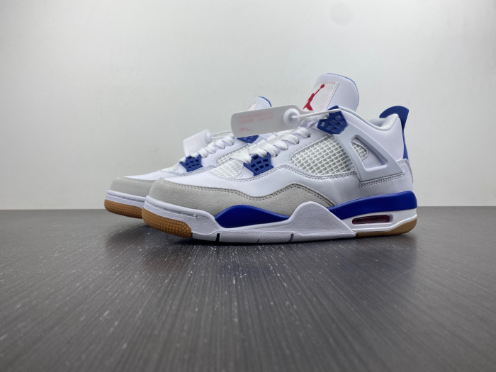 jordan 4 retro sb white blue -dr5415-140