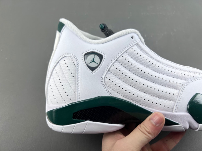 Jordan 14 Retro White Forest Green-311832-131