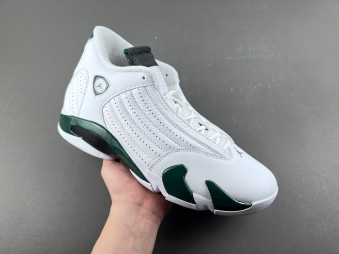 Jordan 14 Retro White Forest Green-311832-131