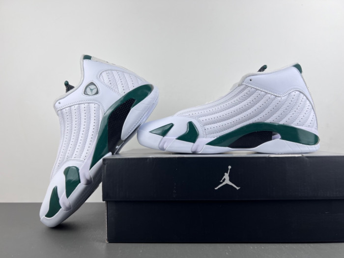 Jordan 14 Retro White Forest Green-311832-131