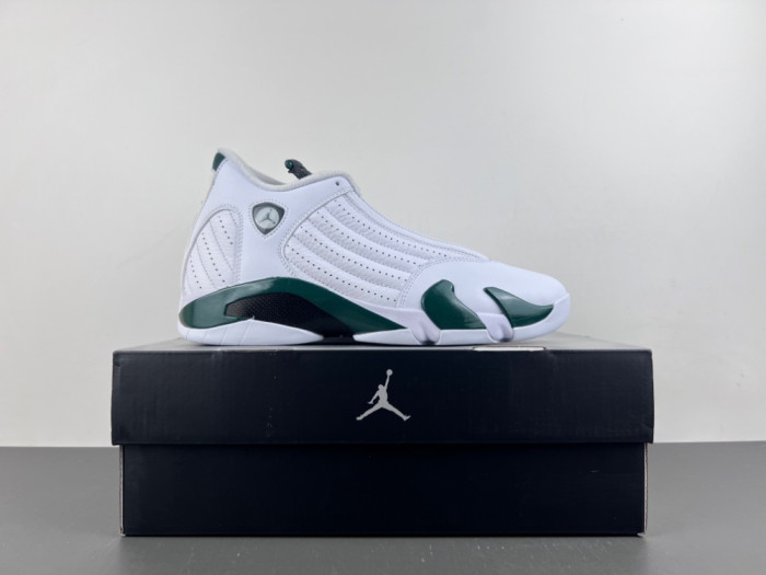 Jordan 14 Retro White Forest Green-311832-131