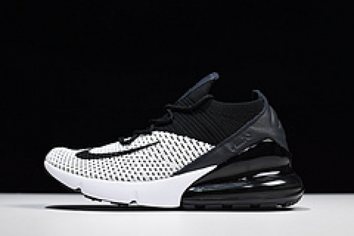 nike air max 270 flyknit “white/black” ao1023-100