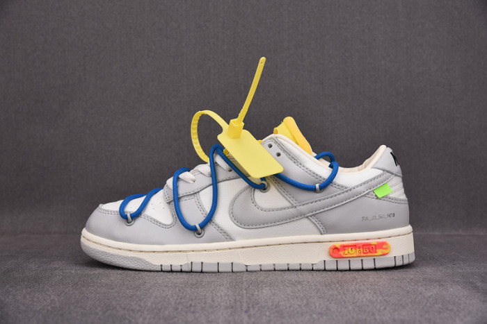 o-w x dunk low “10 of 50” dm1602-112