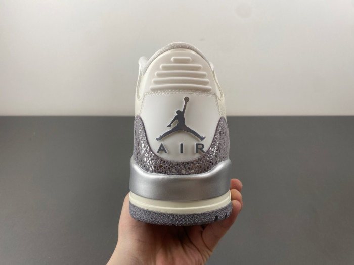 Air Jordan 3 “Sail/Metallic Silver-CK9246-100