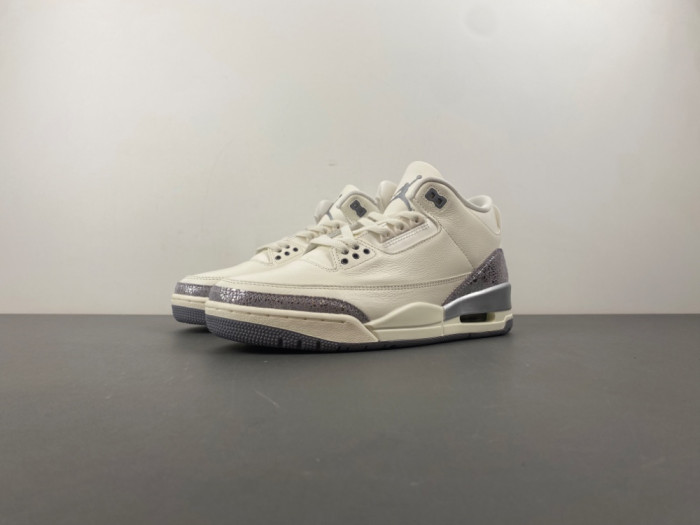 Air Jordan 3 “Sail/Metallic Silver-CK9246-100