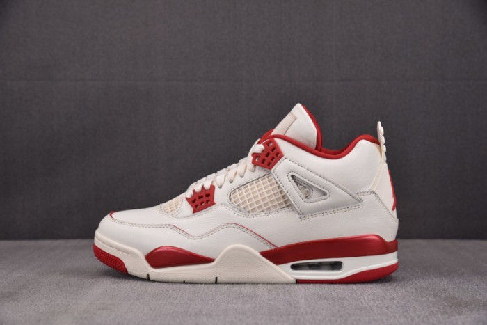 Air Jordan 4 Retro Pale Ivory Sierra Red-HV0823-108