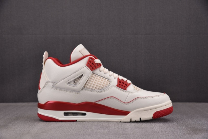 Air Jordan 4 Retro Pale Ivory Sierra Red-HV0823-108