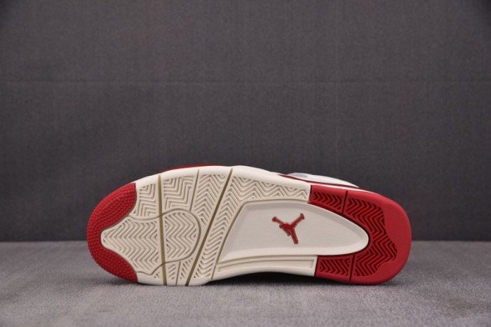Air Jordan 4 Retro Pale Ivory Sierra Red-HV0823-108