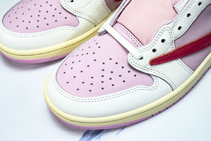 Air Jordan 1 Retro Low OG SP Travis Scott Shy Pink -IQ7604-101