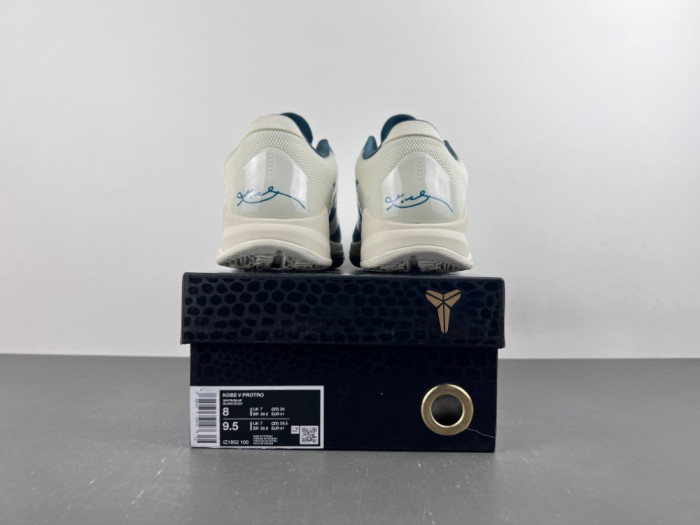 Nike Kobe 5 Protro Caitlin Clark Coconut Milk Spruce-IZ1852-100