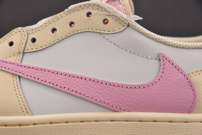 Air Jordan 1 Retro Low OG SP Travis Scott Shy Pink- IQ7604-100