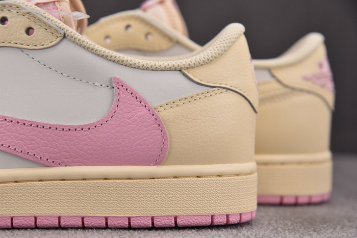 Air Jordan 1 Retro Low OG SP Travis Scott Shy Pink- IQ7604-100