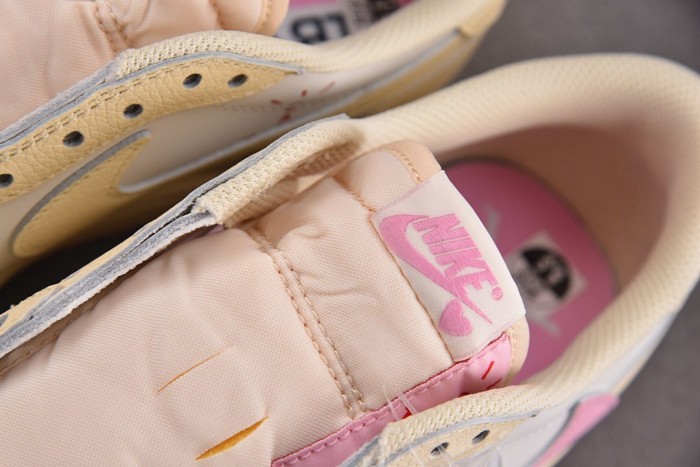 Air Jordan 1 Retro Low OG SP Travis Scott Shy Pink- IQ7604-100