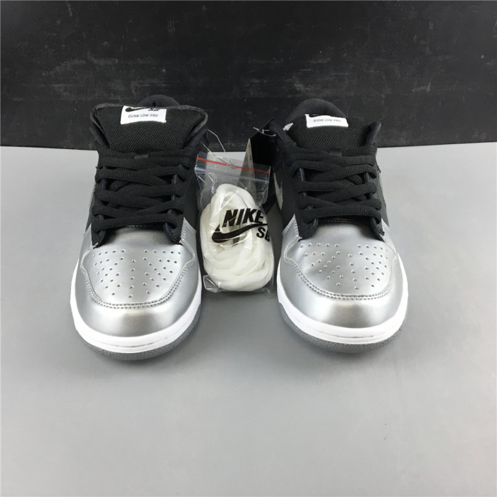 Nike SB Dunk Low Supreme Jewel Swoosh Silver-CK3480-001